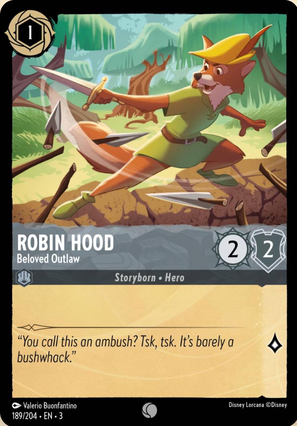 Disney Lorcana TCG: Robin Hood, Beloved Outlaw