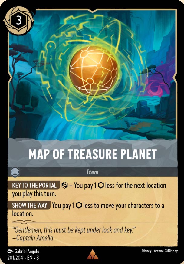 Disney Lorcana TCG: Map of Treasure Planet