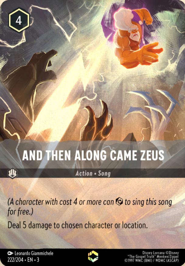 Disney Lorcana TCG: And Then Along Came Zeus