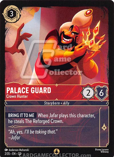 Disney Lorcana TCG: Palace Guard, Crown Hunter