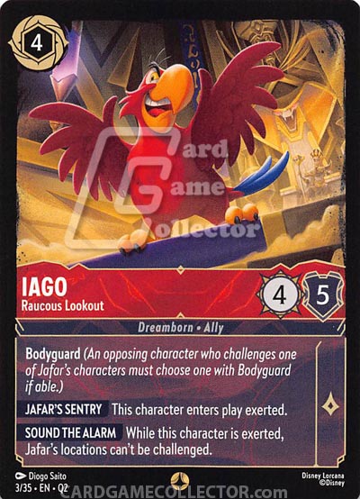 Disney Lorcana TCG: Iago, Raucous Lookout