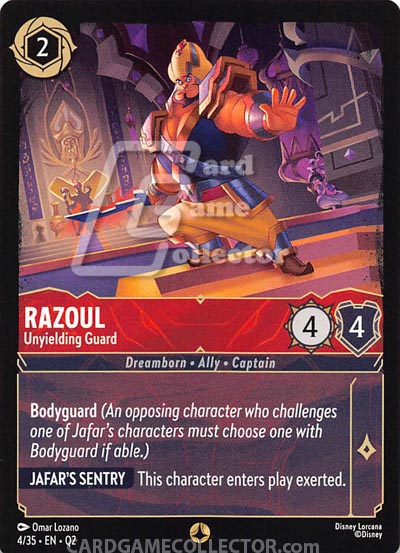 Disney Lorcana TCG: Razoul, Unyielding Guard