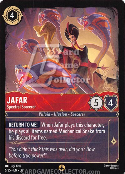 Disney Lorcana TCG: Jafar, Spectral Sorcerer