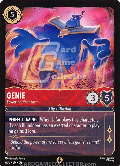 Disney Lorcana TCG: Genie, Towering Phantasm