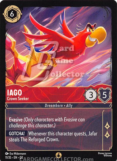 Disney Lorcana TCG: Iago, Crown Seeker