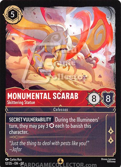 Disney Lorcana TCG: Monumental Scarab, Skittering Statue