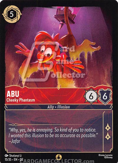 Disney Lorcana TCG: Abu, Cheeky Phantasm