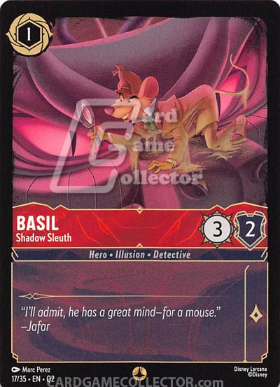 Disney Lorcana TCG: Basil, Shadow Sleuth