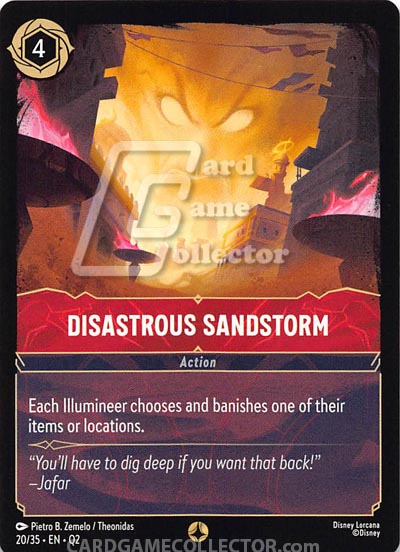 Disney Lorcana TCG: Disastrous Sandstorm