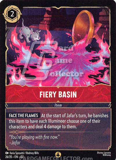 Disney Lorcana TCG: Fiery Basin