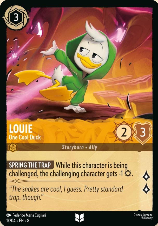 Disney Lorcana TCG: Louie, One Cool Duck