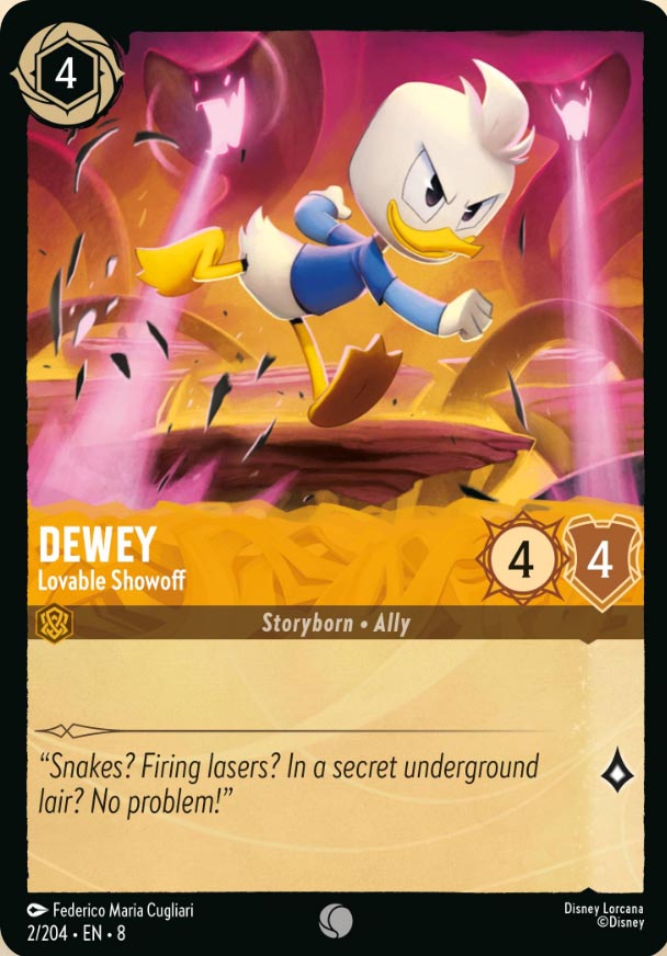 Disney Lorcana TCG: Dewey, Lovable Showoff