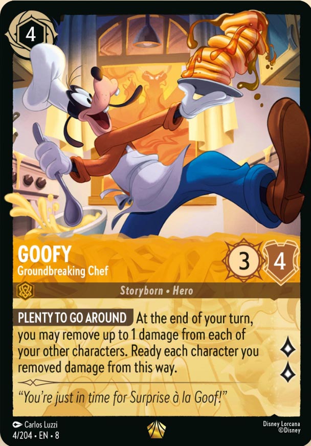Disney Lorcana TCG: Goofy, Groundbreaking Chef