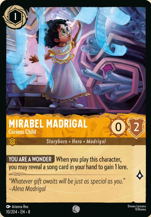 Disney Lorcana TCG: Mirabel Madrigal, Curious Child