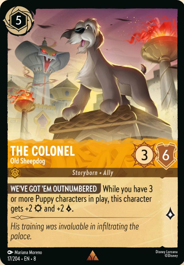 Disney Lorcana TCG: The Colonel, Old Sheepdog