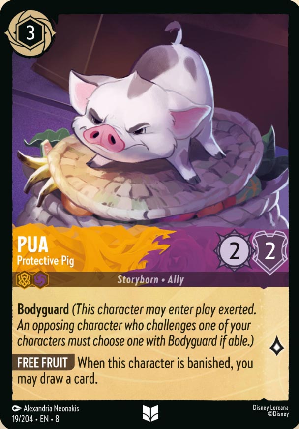 Disney Lorcana TCG: Pua, Protective Pig
