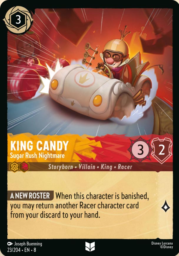 Disney Lorcana TCG: King Candy, Sugar Rush Nightmare