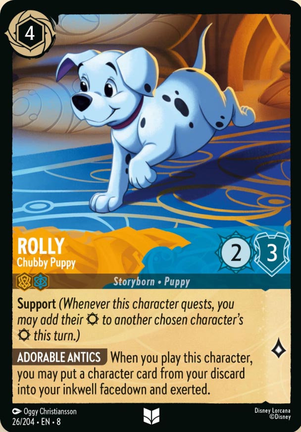 Disney Lorcana TCG: Rolly, Chubby Pup