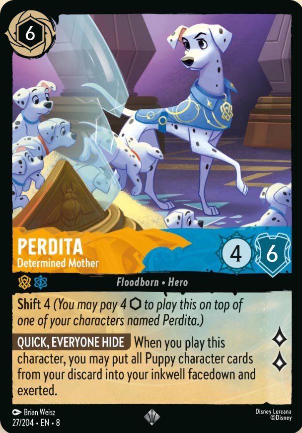 Disney Lorcana TCG: Perdita, Determined Mother