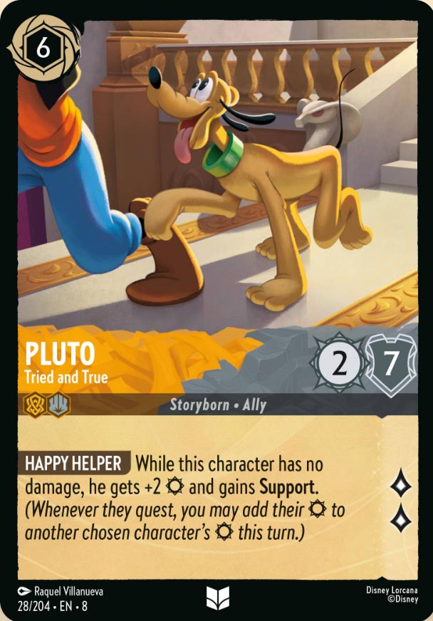 Disney Lorcana TCG: Pluto, Tried and True