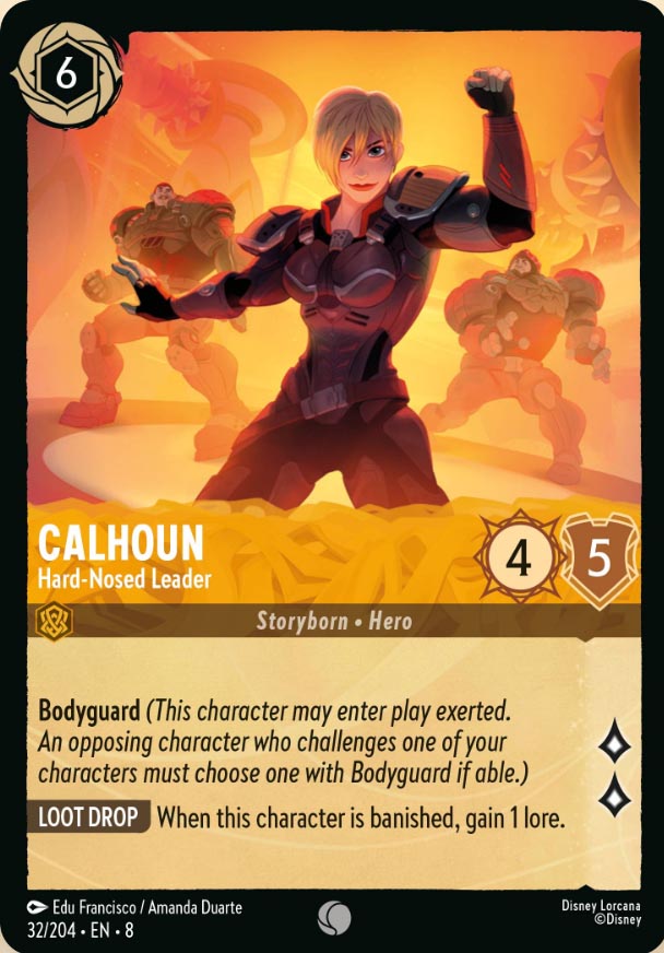 Disney Lorcana TCG: Calhoun, Hard-Nosed Leader