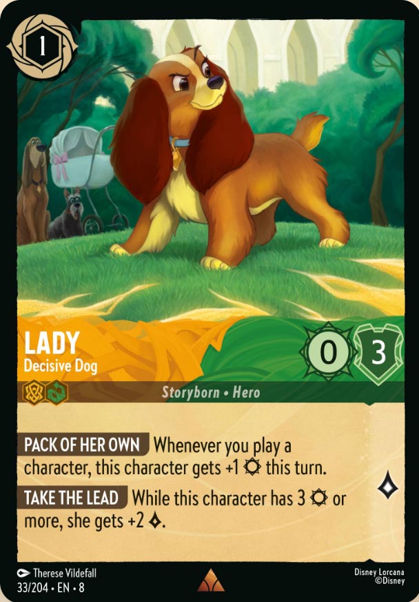 Disney Lorcana TCG: Lady, Decisive Dog