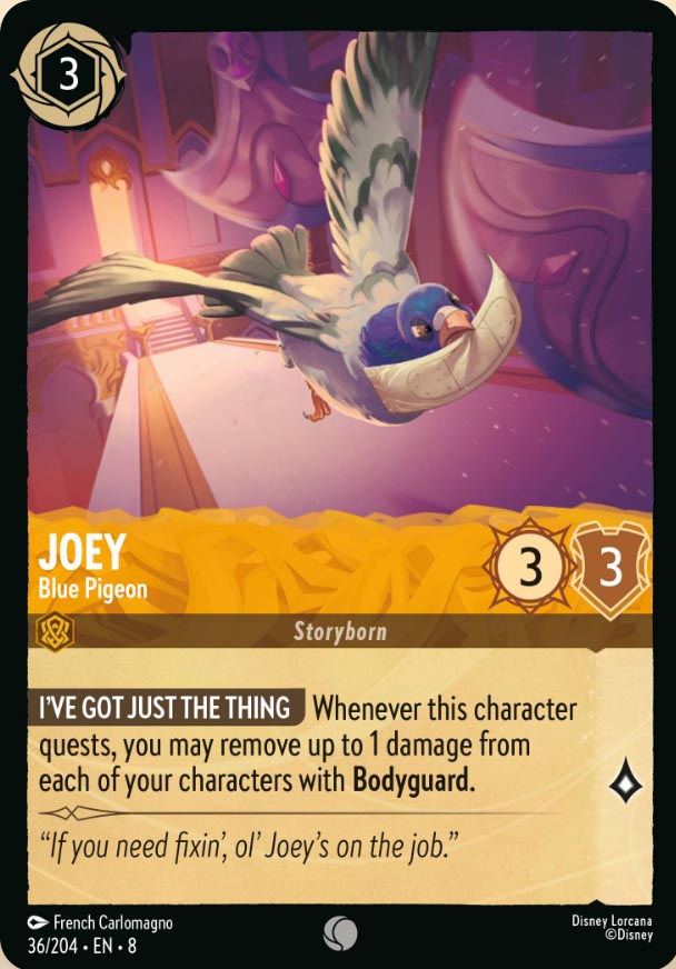 Disney Lorcana TCG: Joey, Blue Pigeon