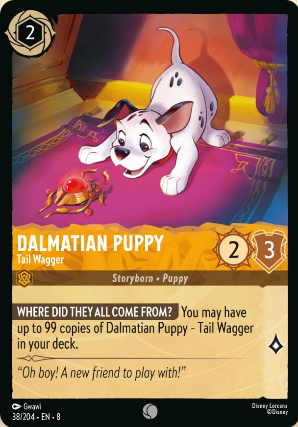 Disney Lorcana TCG: Dalmatian Puppy, Tail Wagger