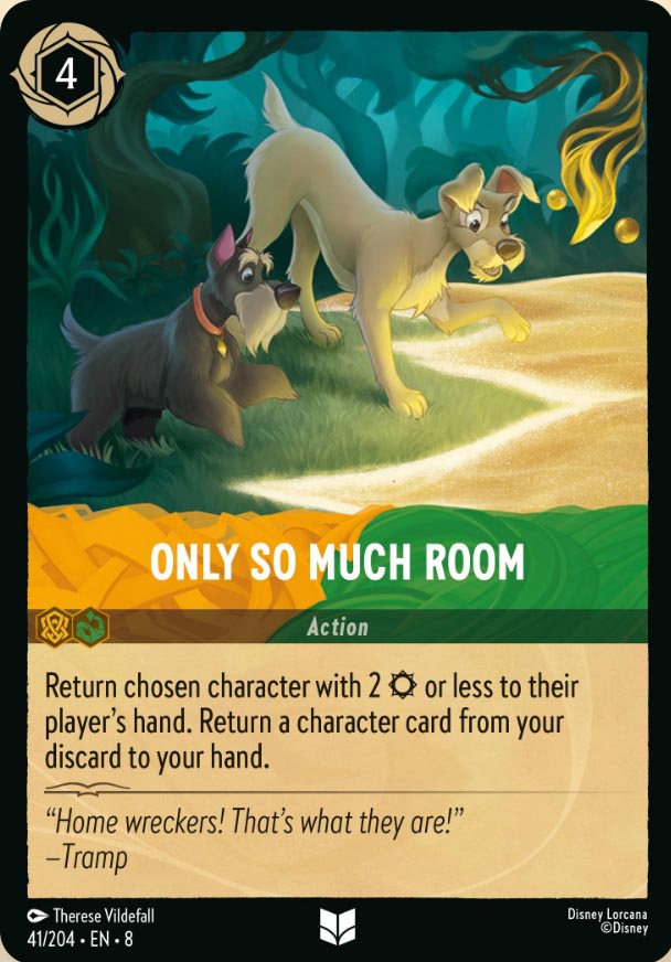 Disney Lorcana TCG: Only So Much Room