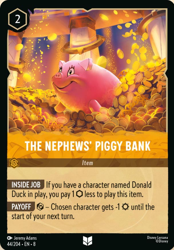 Disney Lorcana TCG: The Nephews' Piggy Bank