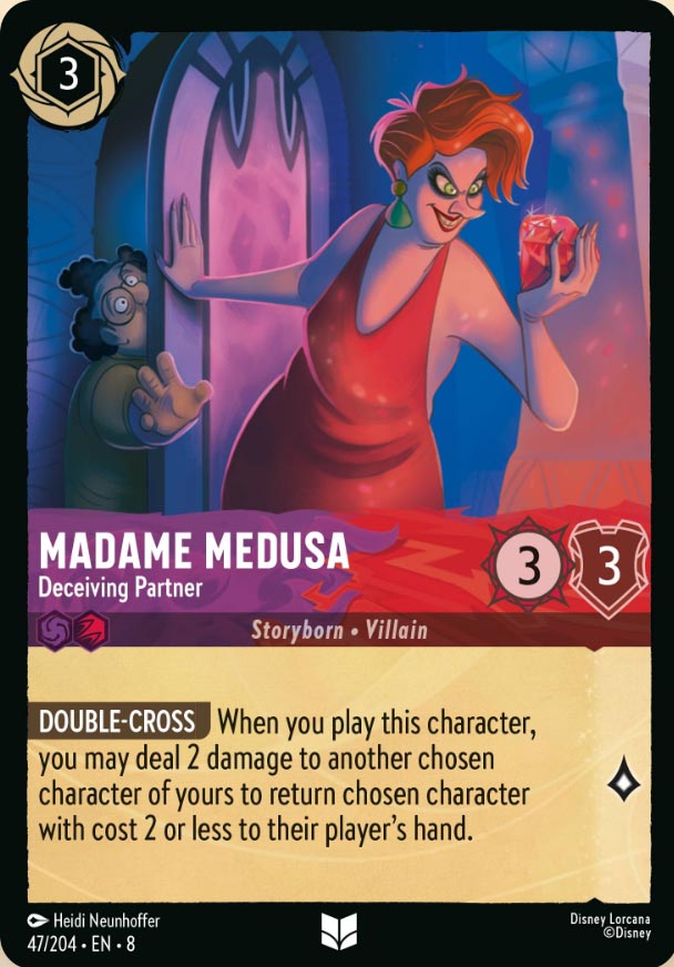 Disney Lorcana TCG: Madame Medusa, Deceiving Partner