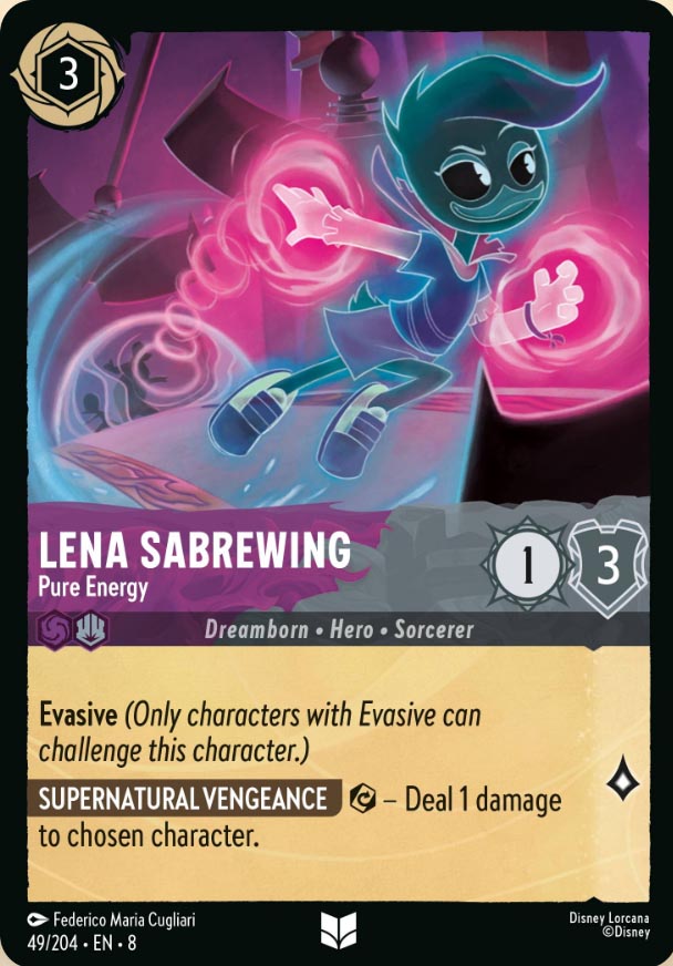 Disney Lorcana TCG: Lena Sabrewing, Pure Energy