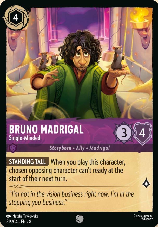 Disney Lorcana TCG: Bruno Madrigal, Single-Minded