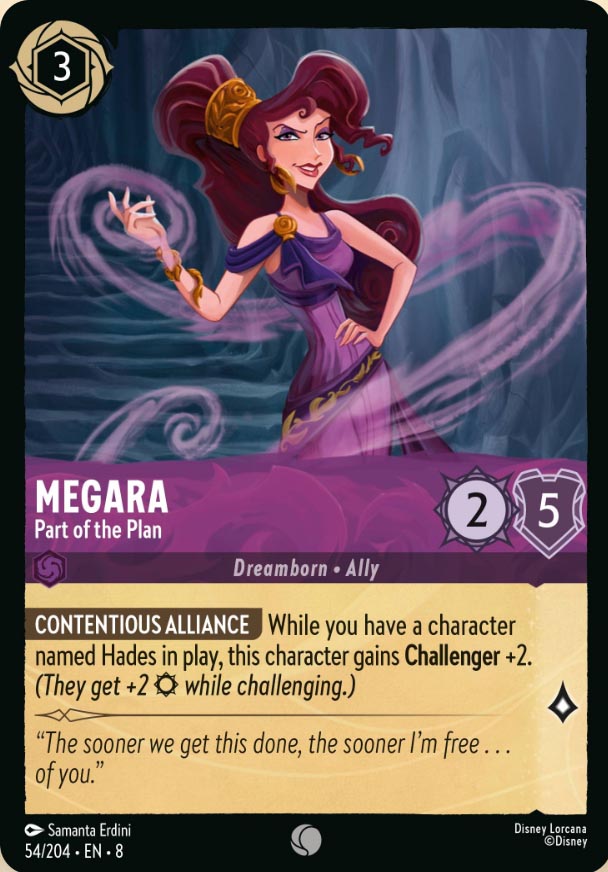 Disney Lorcana TCG: Megara, Part of the Plan