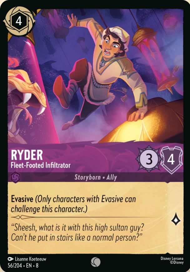 Disney Lorcana TCG: Ryder, Fleet-Footed Infiltrator