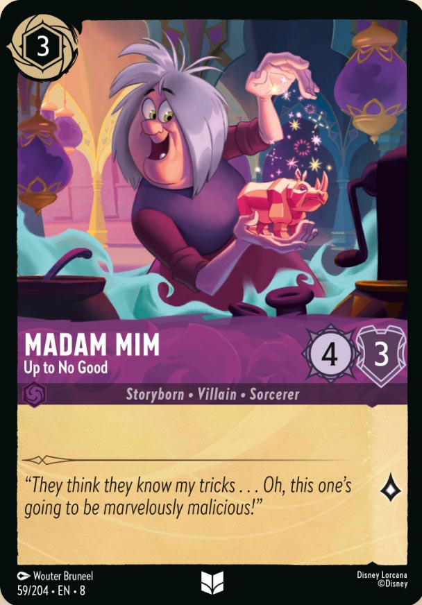 Disney Lorcana TCG: Madam Mim, Up to No Good