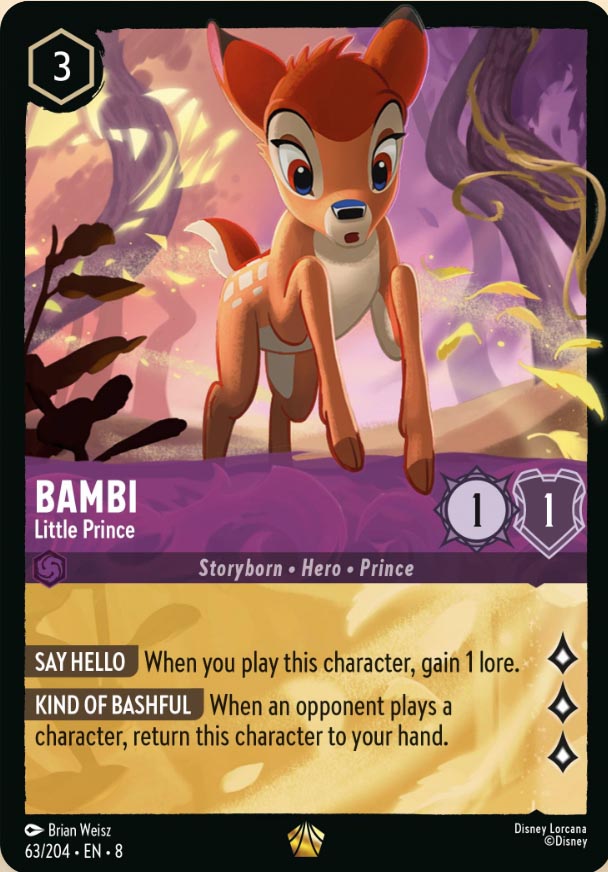 Disney Lorcana TCG: Bambi, Little Prince