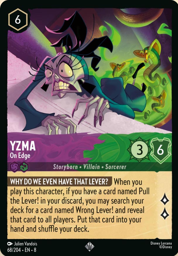 Disney Lorcana TCG: Yzma, On Edge