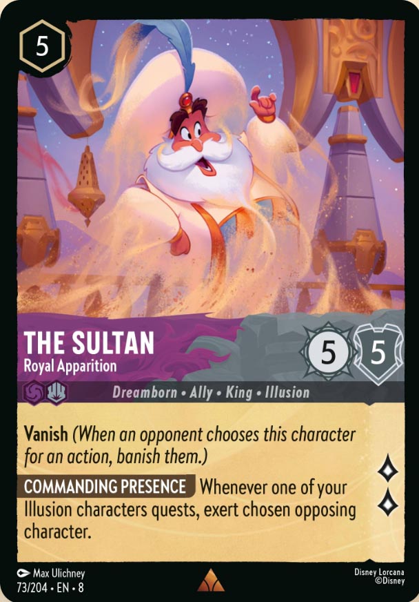 Disney Lorcana TCG: The Sultan, Royal Apparition
