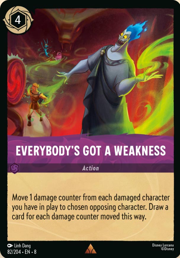 Disney Lorcana TCG: Everybody's Got A Weakness