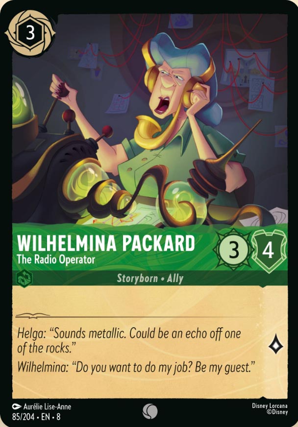 Disney Lorcana TCG: Wilhelmina Packard, The Radio Operator