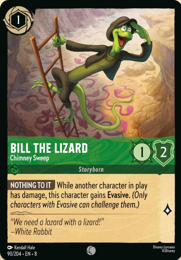 Disney Lorcana TCG: Bill the Lizard, Chimney Sweep