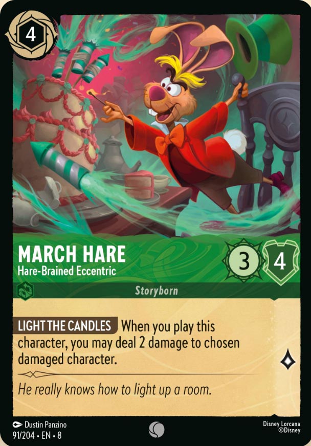Disney Lorcana TCG: March Hare, Hare-Brained Eccentric