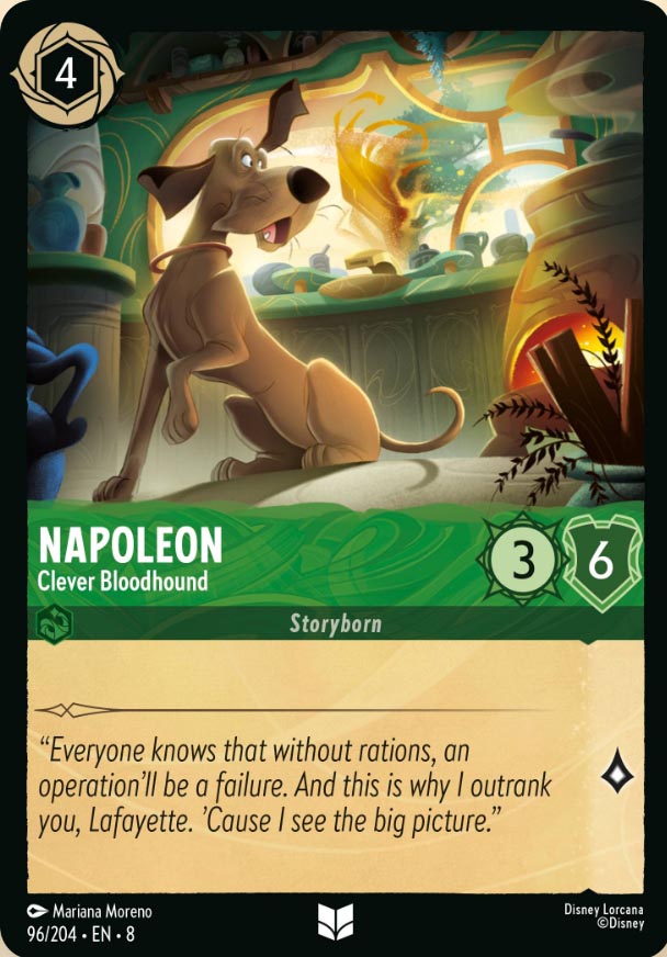 Disney Lorcana TCG: Napoleon, Clever Bloodhound