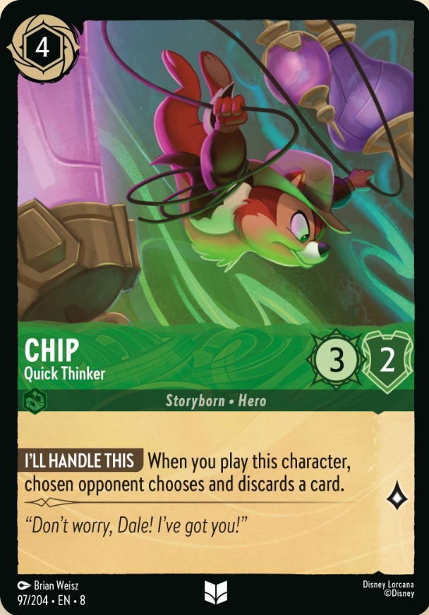 Disney Lorcana TCG: Chip, Quick Thinker