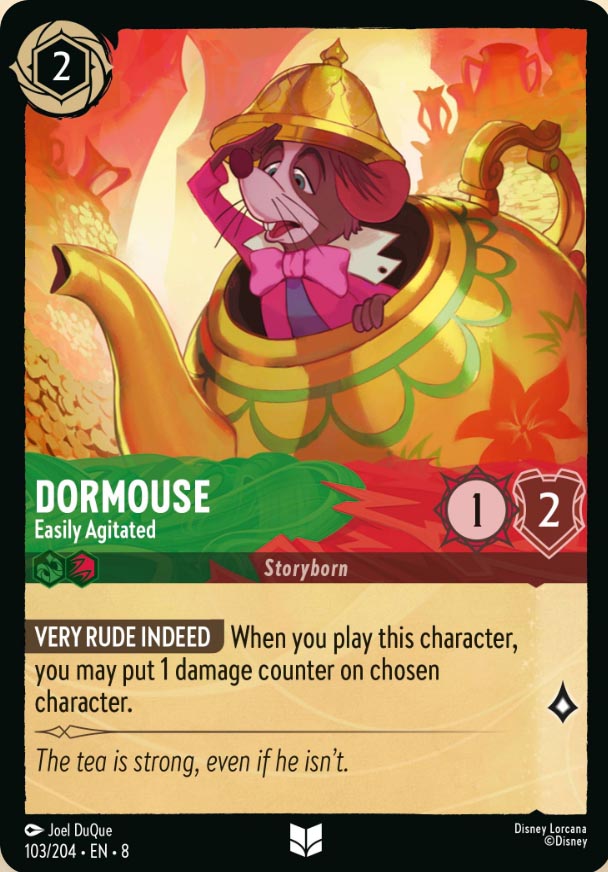 Disney Lorcana TCG: Dormouse, Easily Agitated