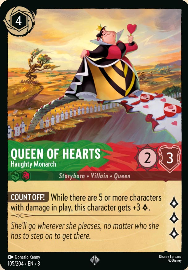Disney Lorcana TCG: Queen Of Hearts, Haughty Monarch