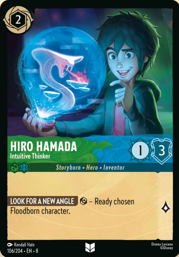 Disney Lorcana TCG: Hiro Hamada, Intuitive Thinker