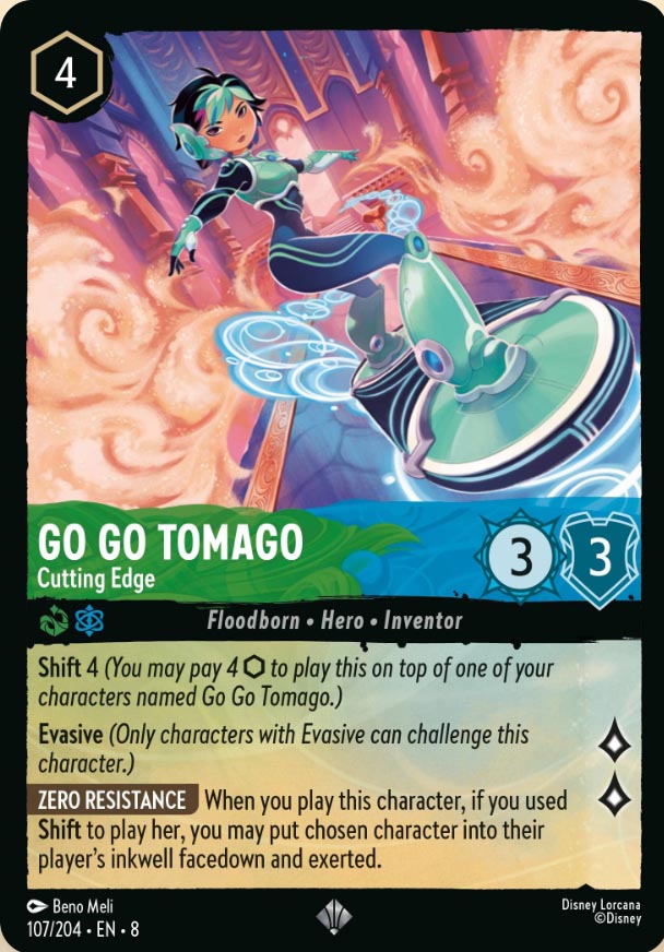 Disney Lorcana TCG: Go Go Tomago, Cutting Edge
