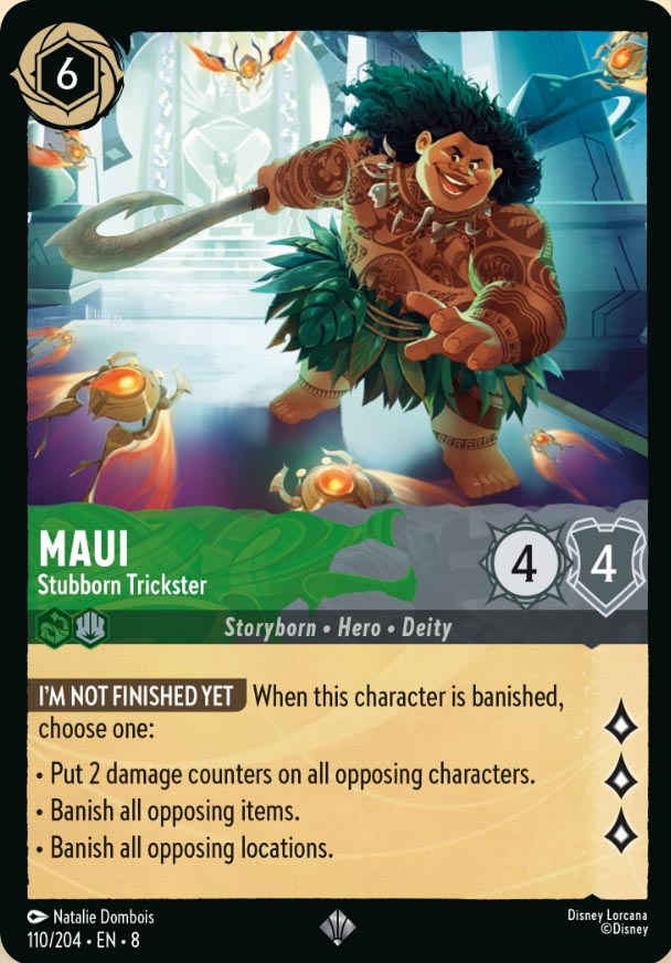 Disney Lorcana TCG: Maui, Stubborn Trickster